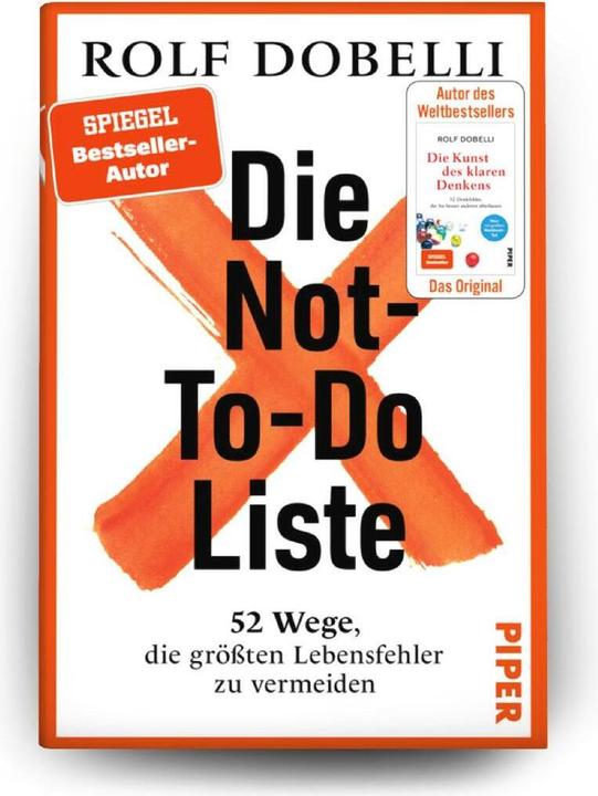 Piper Die Not-To-Do-Liste (Deutsch, Rolf Dobelli, 2024)