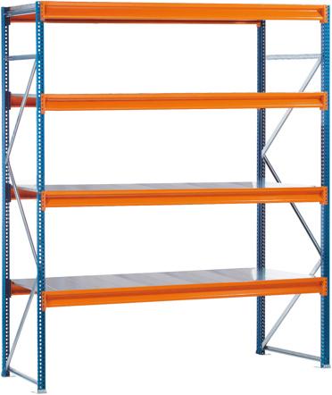 Image du produit Schulte Lagertechnik Étagère annexe W100 avec panneaux en acier