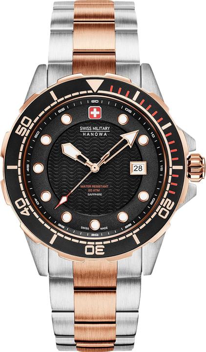 Immagine prodotto Swiss Military Hanowa Tuffatore di Nettuno (Orologio da polso analogico, 44 mm)