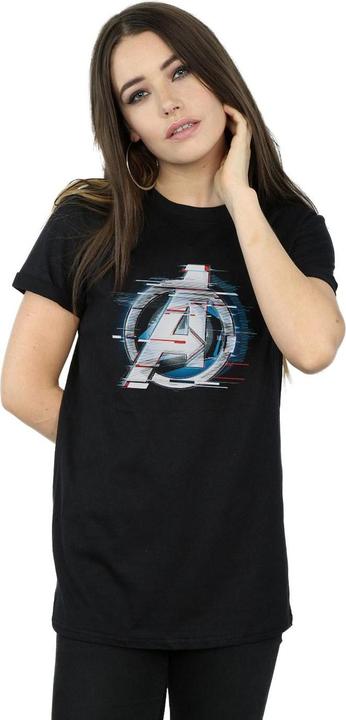 Immagine prodotto Avengers Endgame Team Tech Logo Maglietta Ampia Donna (XL)