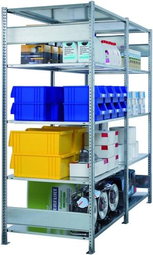 Produktbild Schulte Lagertechnik Stecksystem Anbauregal MULTIplus250 mit Längenriegel