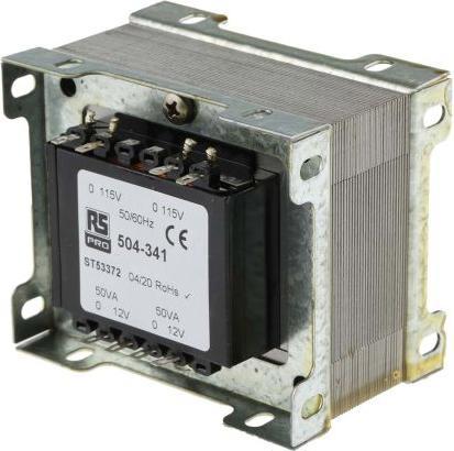 Immagine prodotto Rs Pro Trasformatore 100VA 2x0-12V