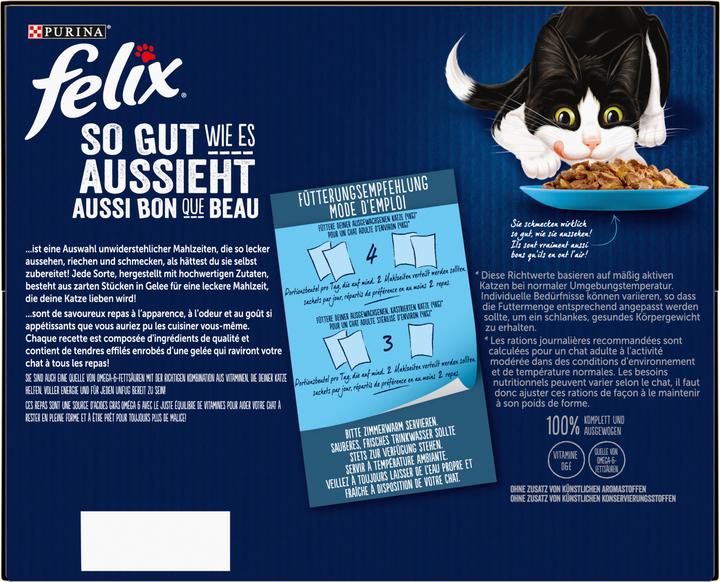 Actual product image Felix As good as it looks Fish diversity (Adult, 24 pcs., 2040 g)