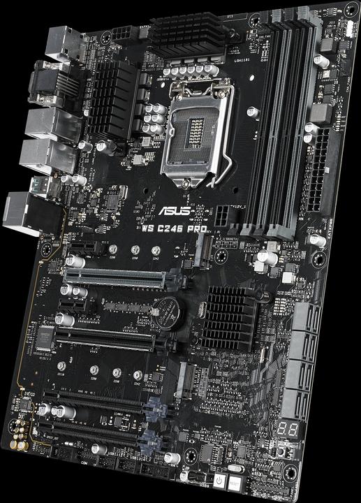 Produktbild ASUS C246 Pro (LGA 1151, Intel C246, ATX)