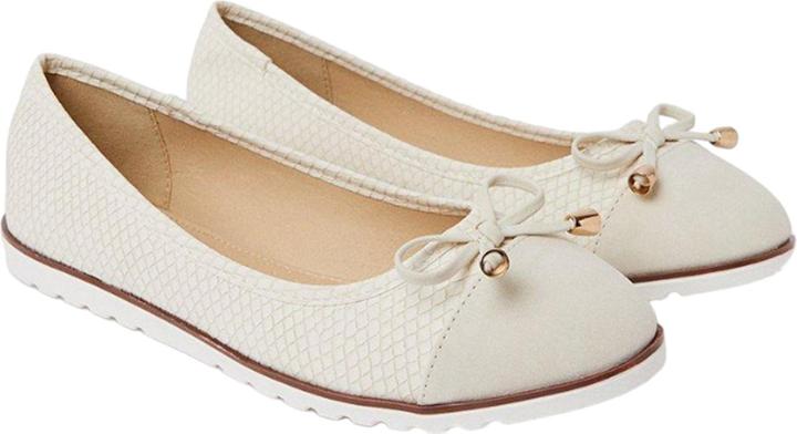 Image du produit Good For The Sole Femmes/Dames Tam Bow Wide Flat Ballet Shoes (39)
