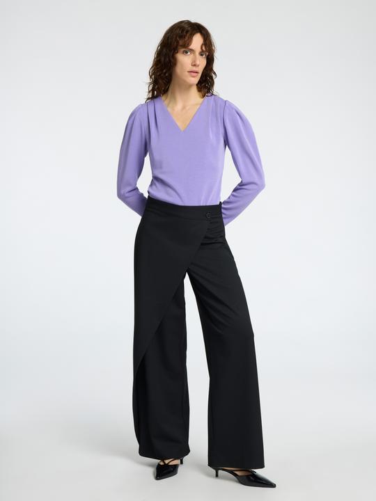 Produktbild Selected Femme Drapiertes Top mit V-Ausschnitt (S)