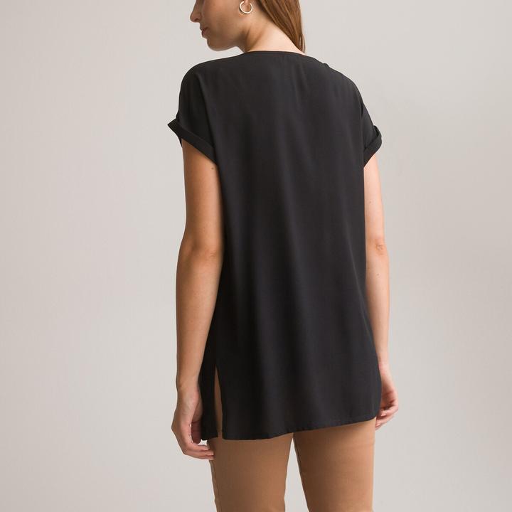 Actual product image Anne Weyburn Tunic shirt with round neckline (44)