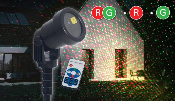 Produktbild Näve Laser-Aussenerdspiess mit Projektor (IP44)