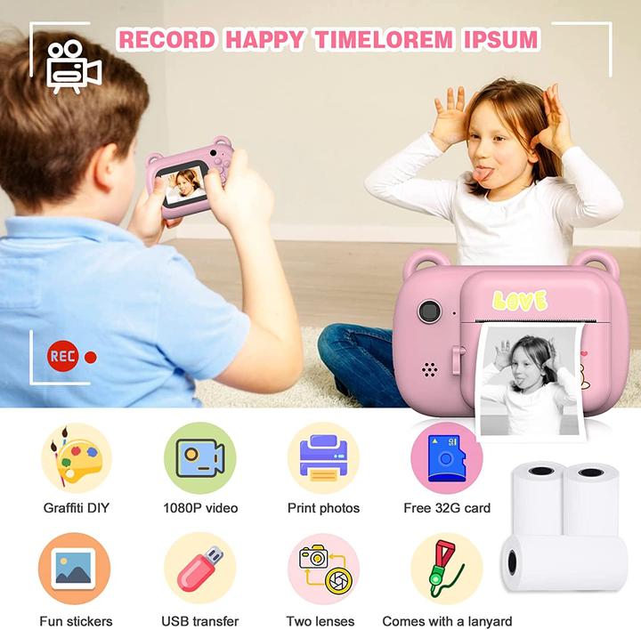 Actual product image Supbro Instant camera