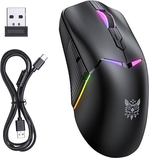 Actual product image Onikuma CW928 gaming mouse (black) (Wireless, Cable)