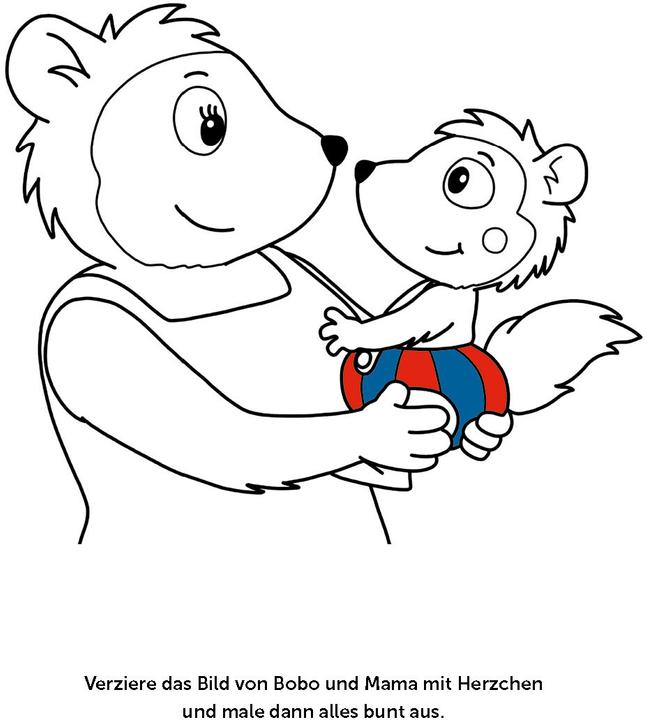Image du produit Bobo Siebenschläfer Malbuch mit Schablone. Zeichnen und Malen für Kinder ab 4 Jahren