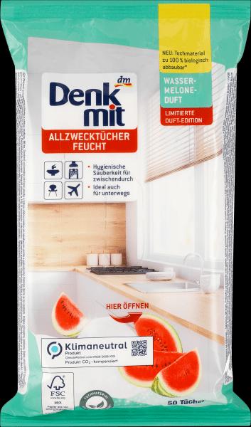 Produktbild dm Denkmit Allzwecktücher Wassermelone