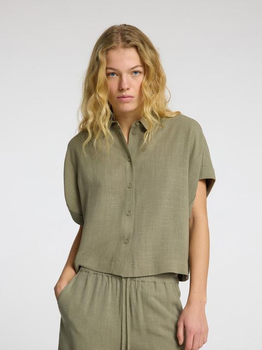 Produktbild Selected Femme Slfviva Ss Cropped Shirt Noos (38)