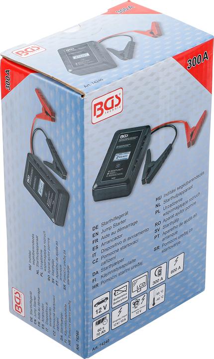 Actual product image BGS Jump Starter Batteryless with Ultra-Capacitor Technologie 12 V / 300 A / 600 A (600 A)