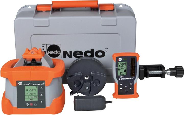 Actual product image Nedo NV472034 Primus2 H2N+ Neigungslaser + Commander H2N+ Empfänger + Neigungsüberwachung!