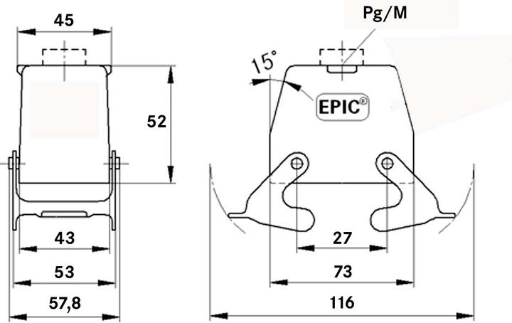 Produktbild Lapp Tüllengehäuse M25 EPIC® H-B 10