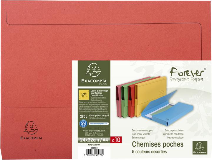 Produktbild Exacompta Dokumentenmappe FOREVER® (A4, 10 x)