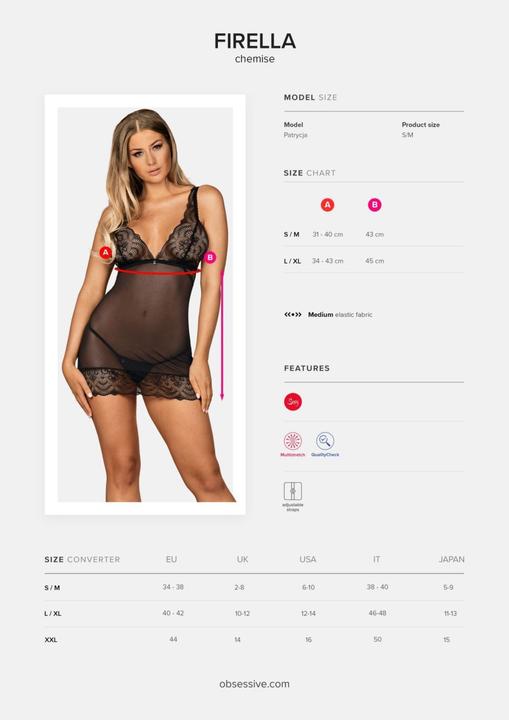 Produktbild Obsessive Firella (S/M)