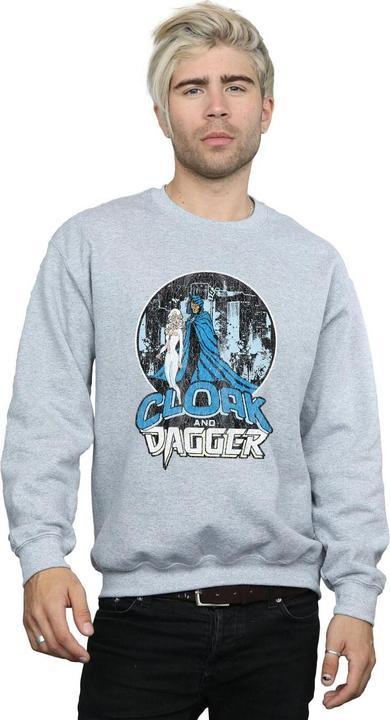 Actual product image Mens Cloak And Dagger Retro Sweatshirt (XL)