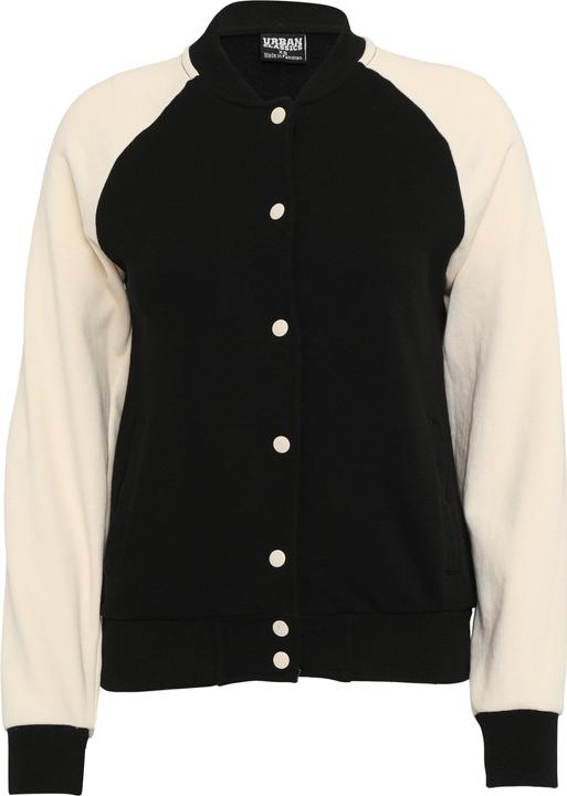 Produktbild Urban Classics Ladies Light Terry Raglan College Jacket - 166857 (XXL)