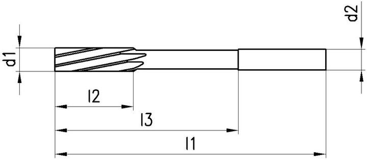 Produktbild Neriox NC-Maschinenreibahle DIN 212, Ø 20 H7 (20 mm)