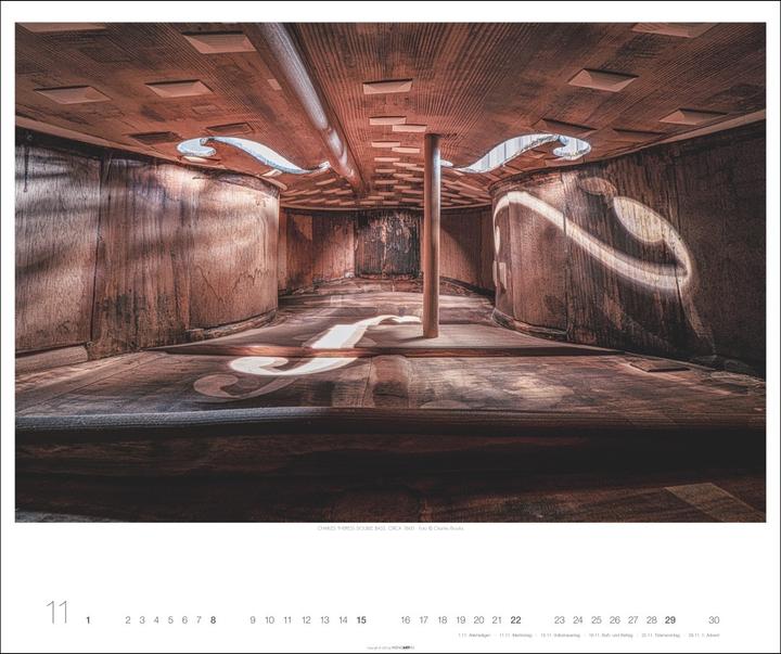 Immagine prodotto Architecture in Music Kalender 2026 - Musikinstrumente von innen (55 x 46 cm, Tedesco)