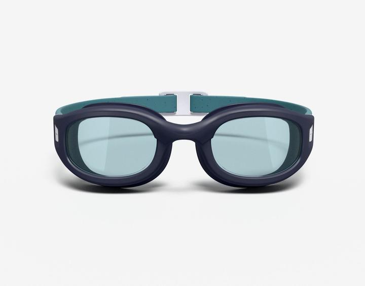 Actual product image Nabaiji Schwimmbrille getönt Grösse L - Soft grün Gläser türkis (L)