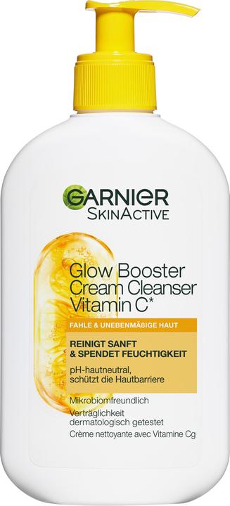 Garnier Glow Booster Cream Cleanser Vitamin C 250 ml (Gel, 250 ml)