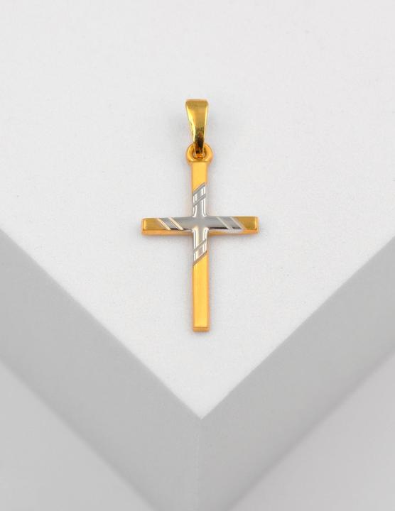 Immagine prodotto Muau Croce (750, Oro bianco, Oro giallo 18 carati)