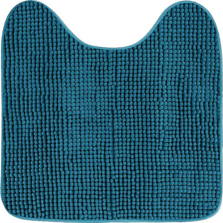 Actual product image Douceur D'intérieur wc contour mat, blue / emerald, 45x45x0.5, microfi (45 x 45 cm)