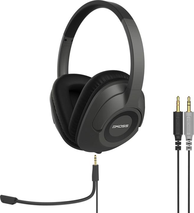 Produktbild Koss Kopfhörer Kopfhörer SB42 Kopfband On-Ear, 3,5 mm (18 ), Mikrofon, Schwarz Grau ( SB42)