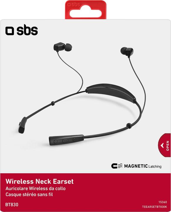 Actual product image SBS Wireless neck headsets (10 h, Wireless)