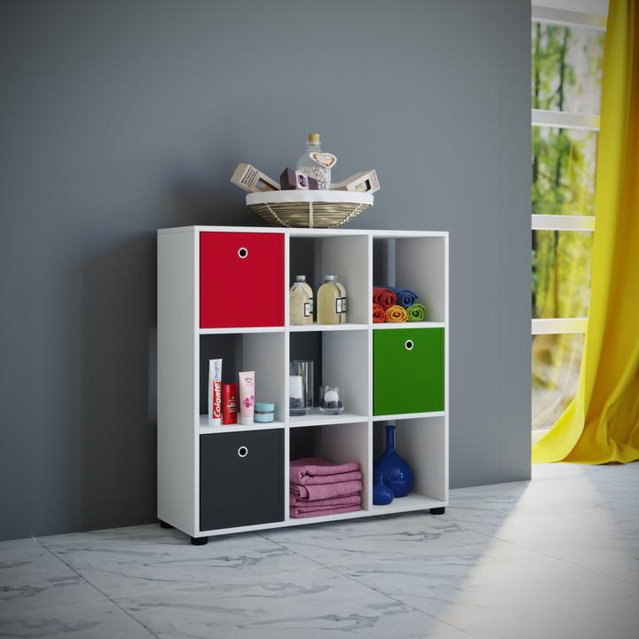 Immagine prodotto VCM Divisorio in legno per ambienti Stand Shelf Benas 3x3 (90 x 30 x 30 cm)