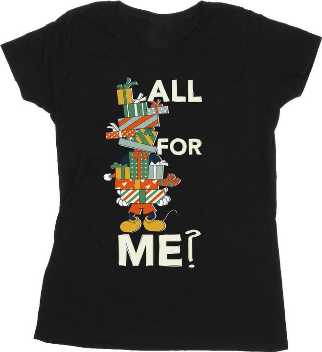 Immagine prodotto Disney Mickey Mouse Presents All For Me Maglietta Donna (L)