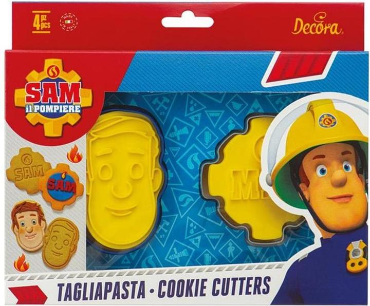 Produktbild Decora Guetzli-Ausstecher 4 Stück, Sam der Feuerwehrmann Nr.1