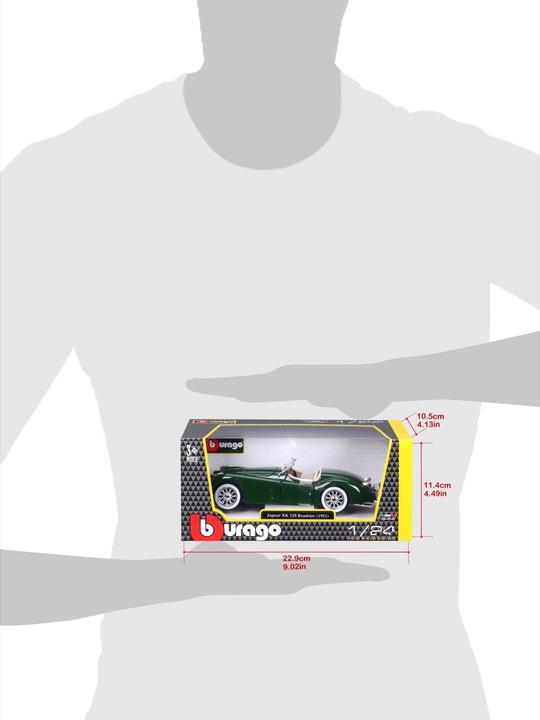 Image du produit Bburago 18-22018 - Jaguar XK 120 Roadster (1951) vert foncé - 1:24