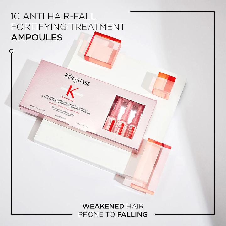 Actual product image Kérastase Genesis Ampoules Cure Fortifiante Anti-Chute (60 ml)
