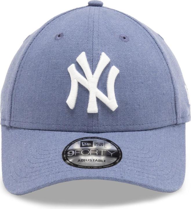Produktbild New Era 9Forty Strapback Cap Leinen New York Yankees Slate