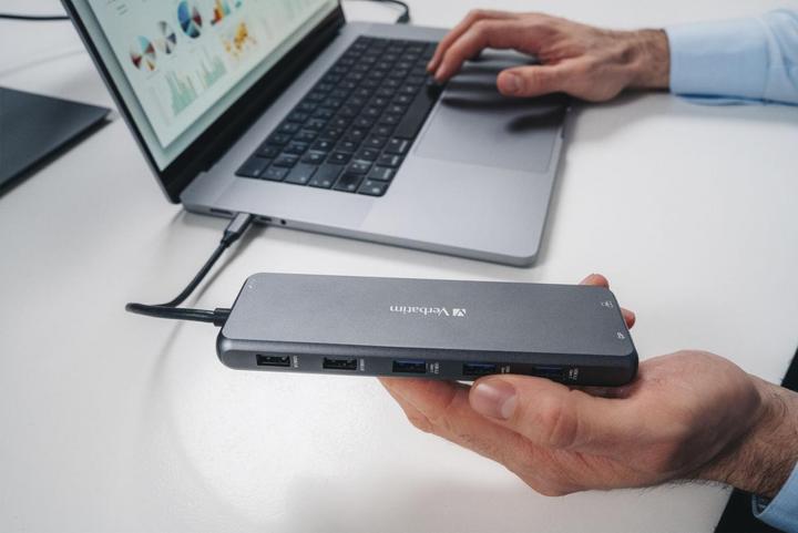 Actual product image Verbatim Pro Multiport Hub CMH-13 (USB-C, 13 Ports)