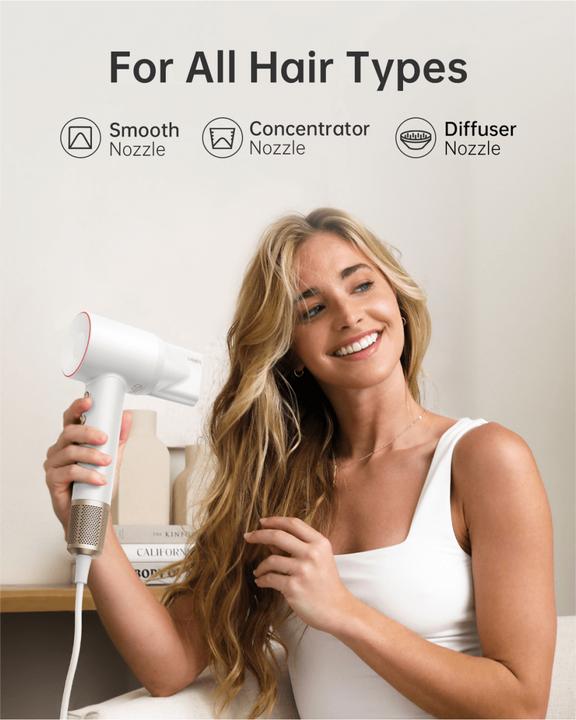 Actual product image Laifen Swift Premium Hair Dryer (White)