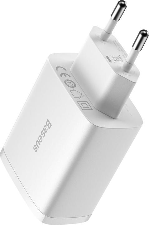 Actual product image Baseus Compact Charger 3U 17W EU White (17 W)