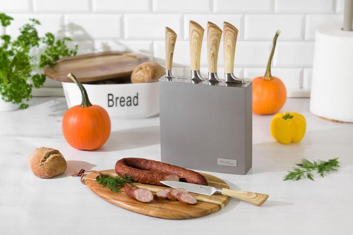 Produktbild 5 KNIVES IN VARNISHED WOOD BLOCK 93307