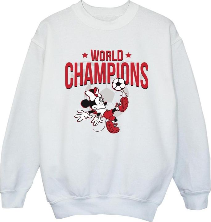 Disney Minnie Mouse World Champions Sweatshirt Mädchen (140, 146)