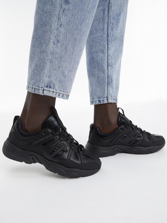 Produktbild Calvin Klein Retro Tennis Lace Up Heren Sneakers Zwart - Maat 43 (43)