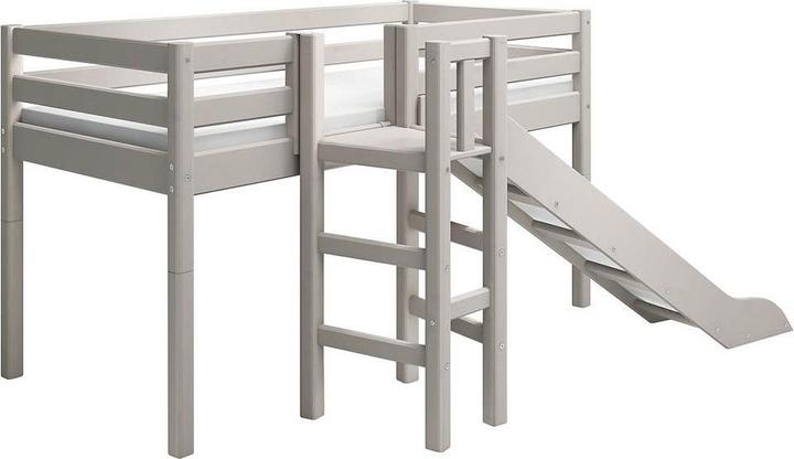 Actual product image Flexa Half-height bed Classic with slide and platform (90 x 200 cm)