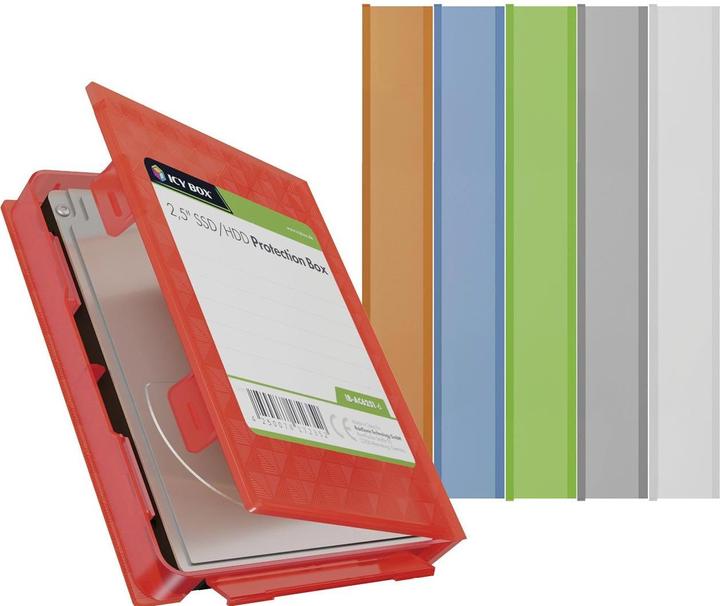 Icy Box IB-AC6251-6 2.5"-Festplatte Schutzgehäuse 6er Pack