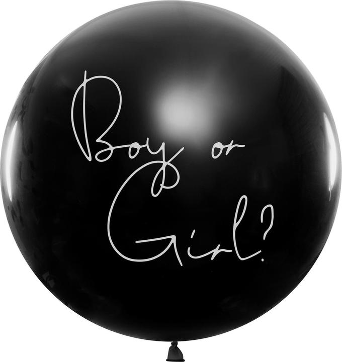 Image du produit Partydeco Ballon Boy or Girl - garçon bleu rempli, Ø 1 m, 1 pc
