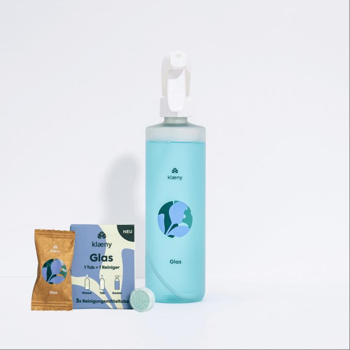 Produktbild Klaeny Veganes Haushaltsreiniger Set inkl. Nachfüll-Tabs und GRATIS Mikrofasertuch