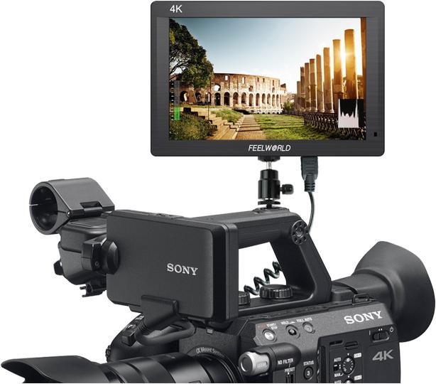Image du produit Feelworld FH7 Moniteur FHD 7 pouces HDMI 4K (7", 4K)
