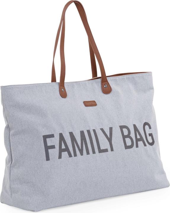 Childhome Family Bag canvas grau
